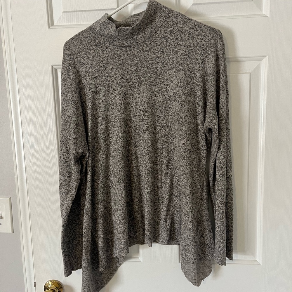 Cozy Gray Knit Sweater